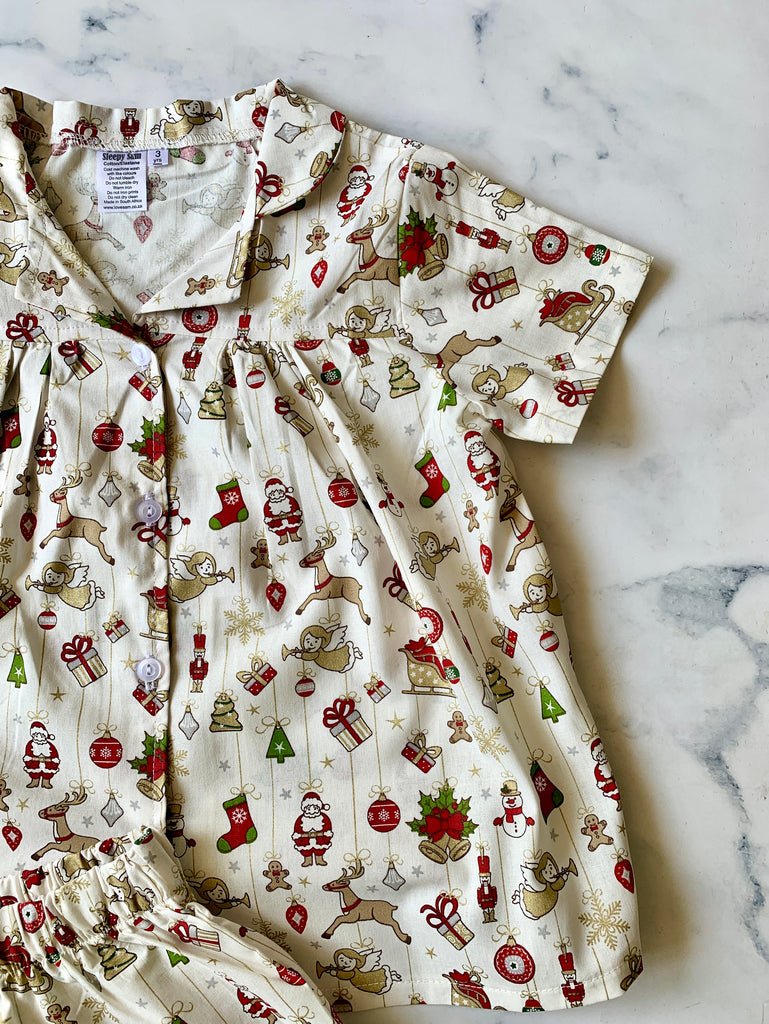White Christmas Pyjamas - Love Sam