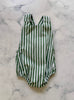 Green Stripe romper - Love Sam