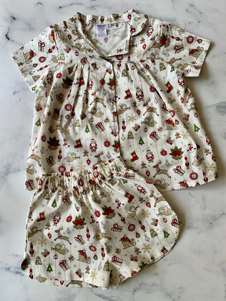 White Christmas Pyjamas - Love Sam