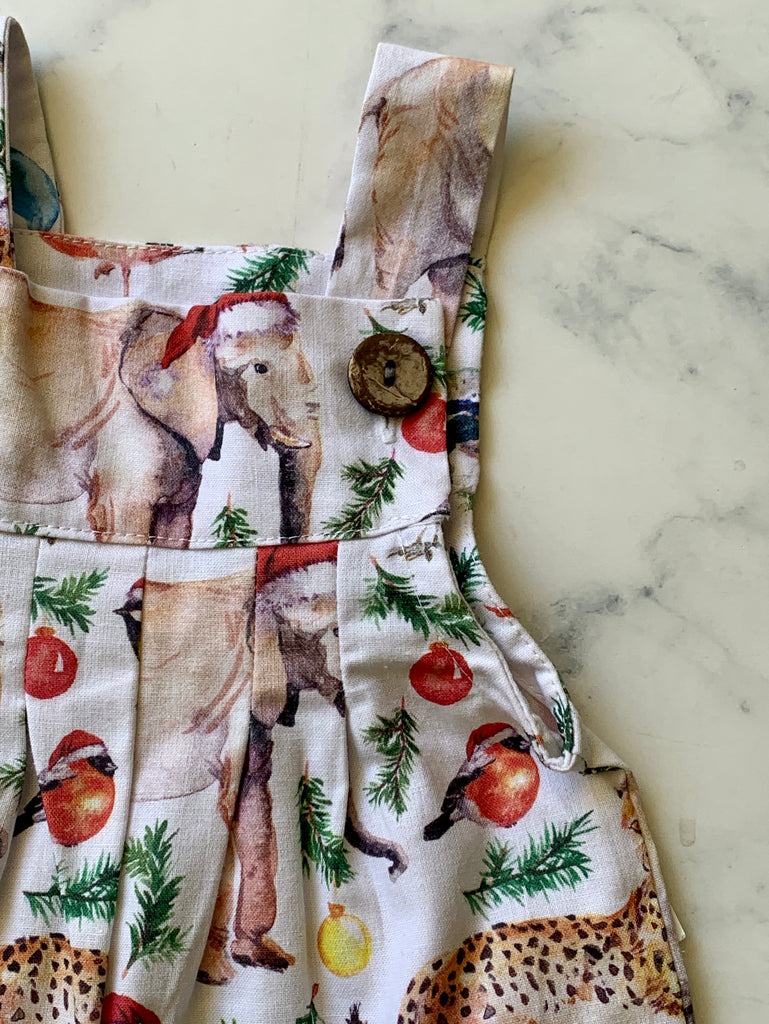 Christmas Animal Dungarees - Love Sam