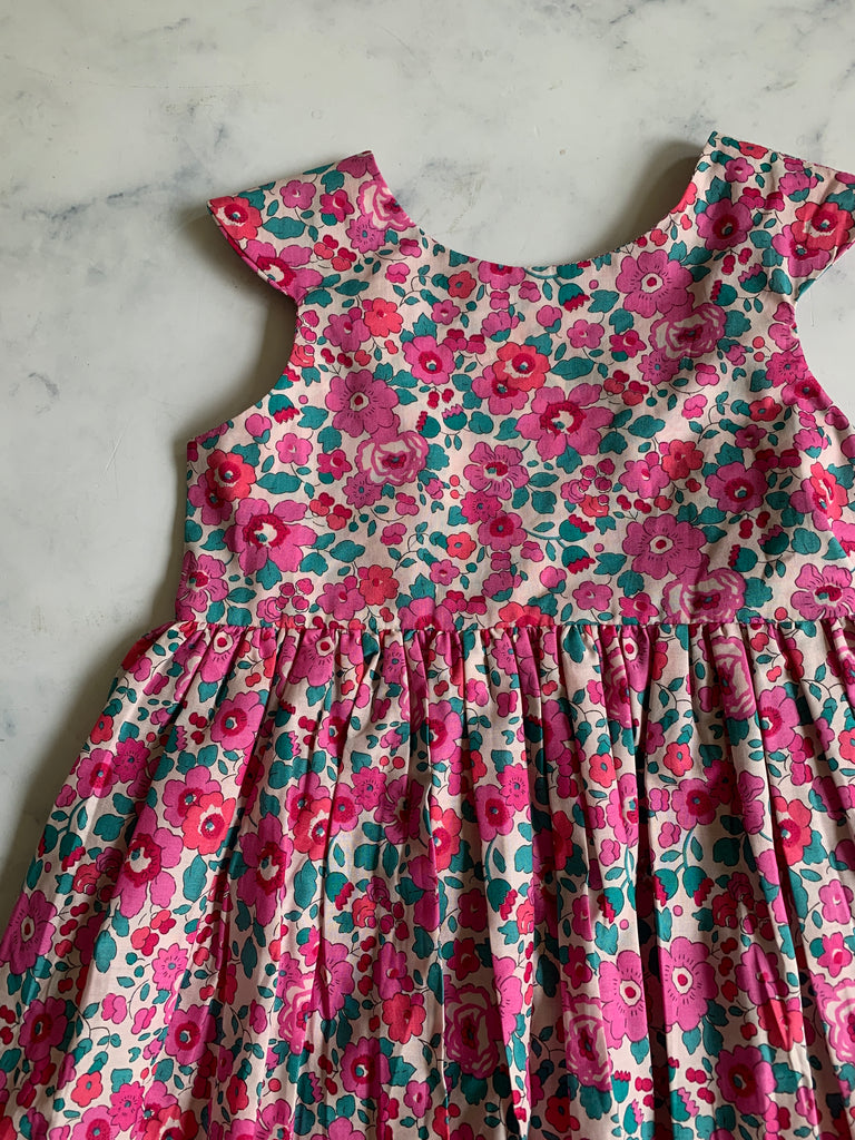 Pink Betsy Liberty print Dress - Love Sam