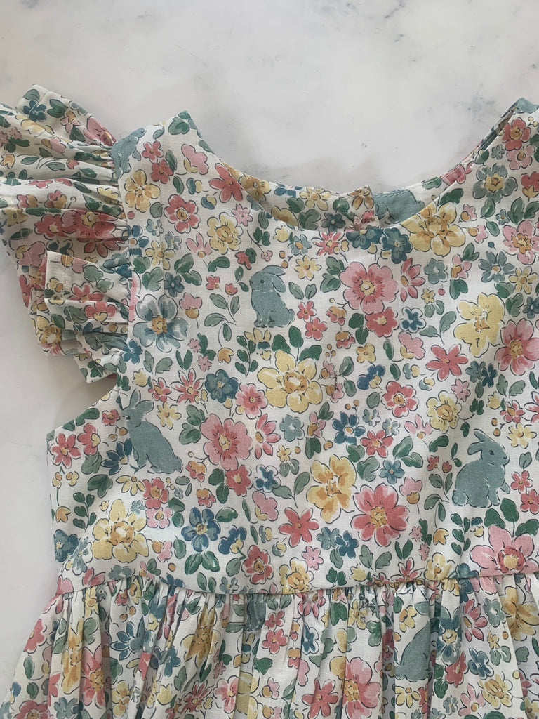 Blue floral bunny dress - Love Sam
