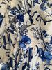 Indigo Blue and white Dress - Love Sam