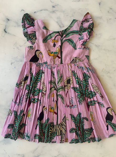 Lilac Jungle Dress - Love Sam