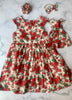 Liberty Red Rose Dress - Love Sam