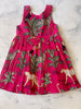Pink Tropical Indian Cotton Dress - Love Sam