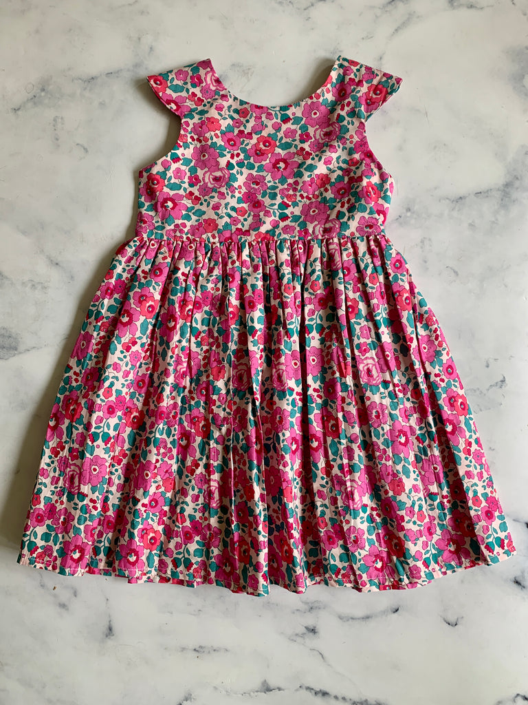 Pink Betsy Liberty print Dress - Love Sam