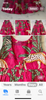 Pink Tropical Indian Cotton Dress - Love Sam