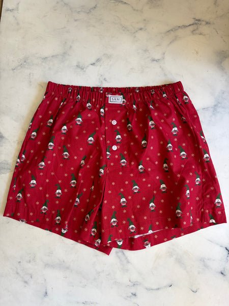 Christmas Mens boxers red Elf - Love Sam