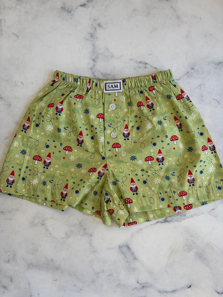 Christmas boys boxers green Gnome - Love Sam