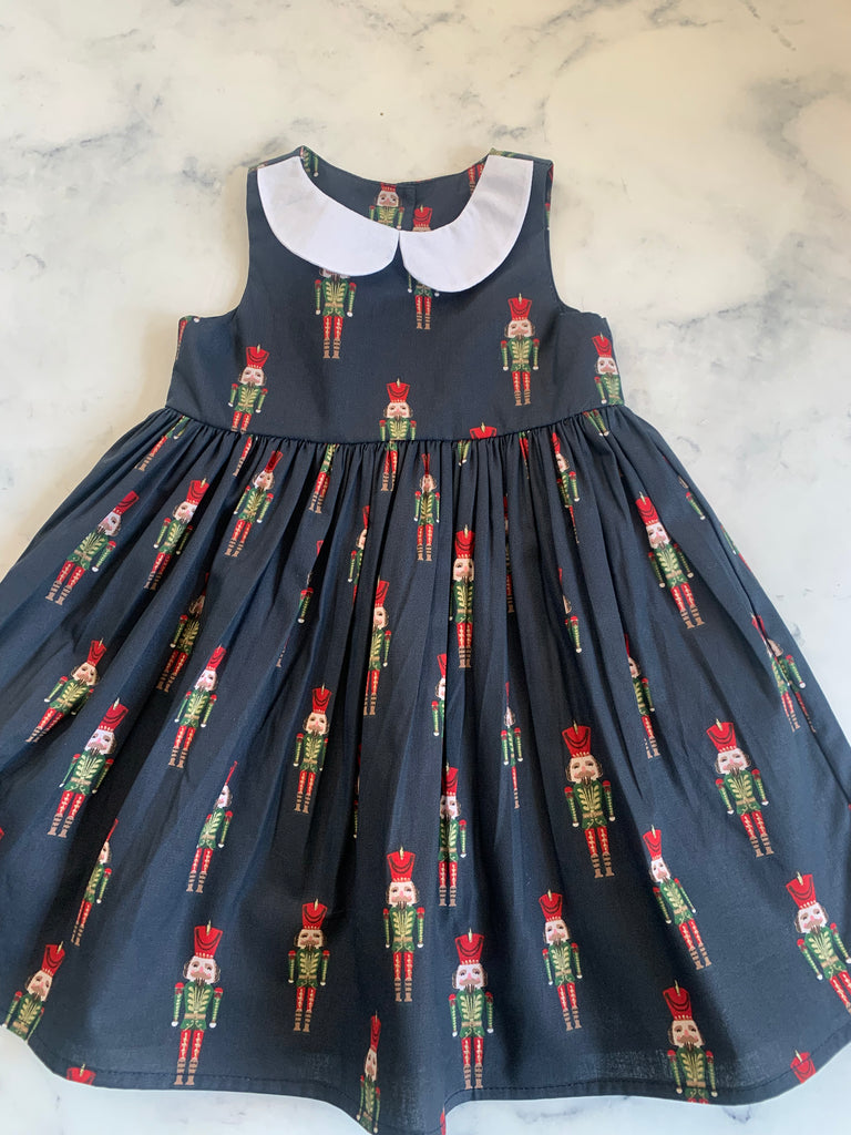 Christmas Dress Navy - Love Sam