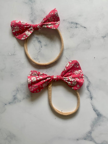 Bright pink Liberty Headband - Love Sam