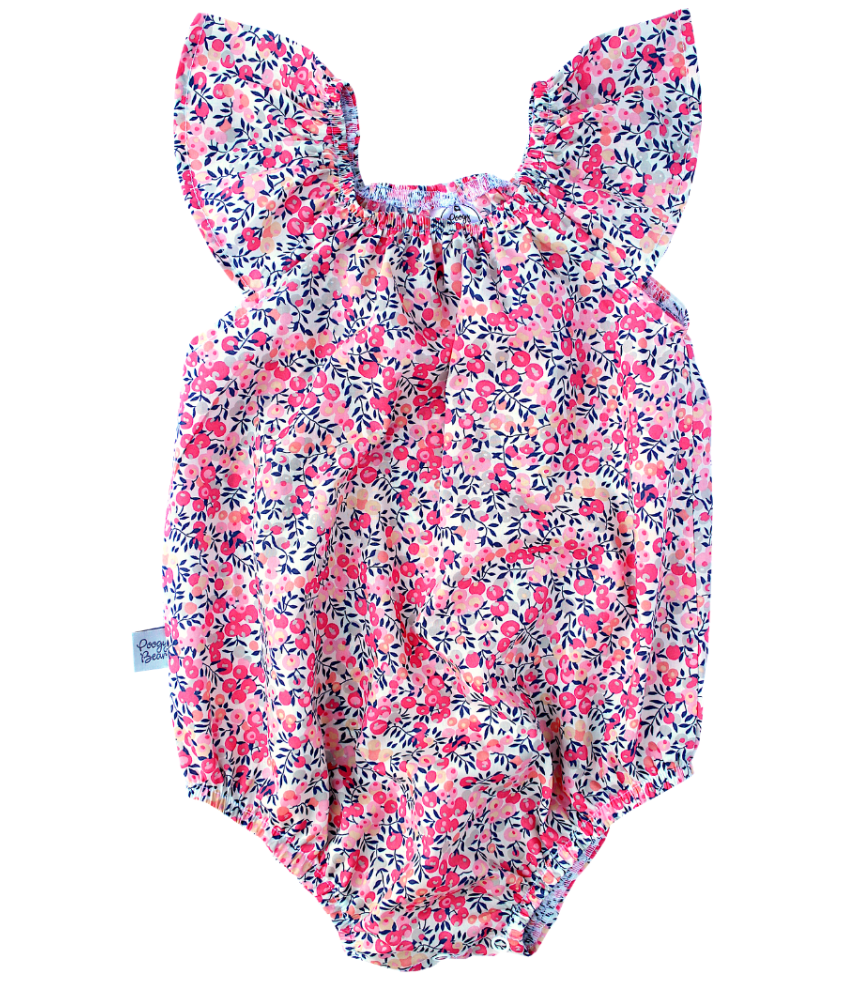 Liberty Pink Berry Romper - Love Sam
