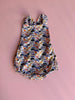 Liberty Zoo cross over back Romper - Love Sam
