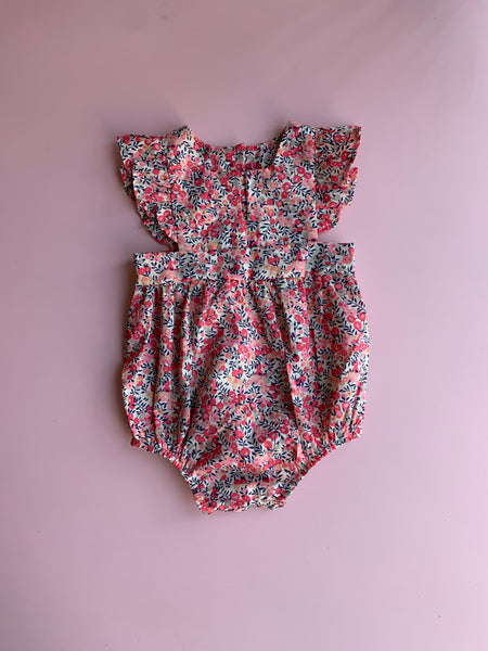 Liberty Wilshire Pinafore Romper - Love Sam