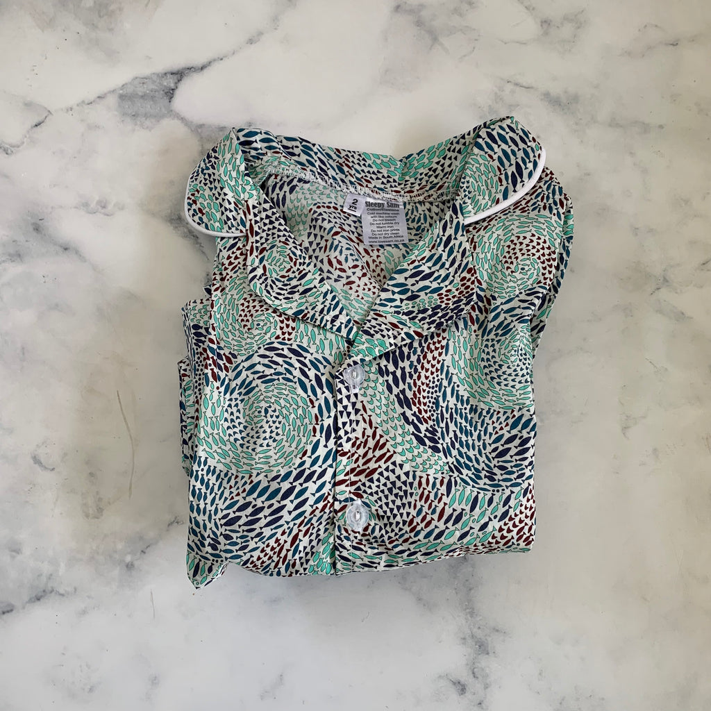 Long Sleeve Swirls Pajamas - Love Sam