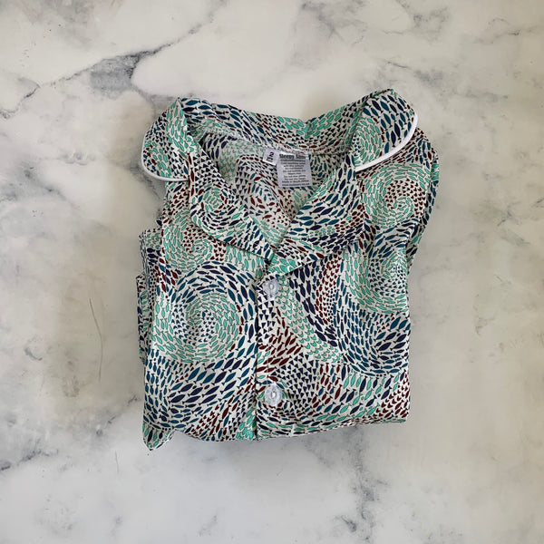 Long Sleeve Swirls Pajamas - Love Sam